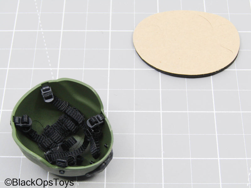 Load image into Gallery viewer, GI JOE - General Hawk - OD Green Ballistic Helmet
