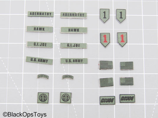 GI JOE - General Hawk - Patch Set