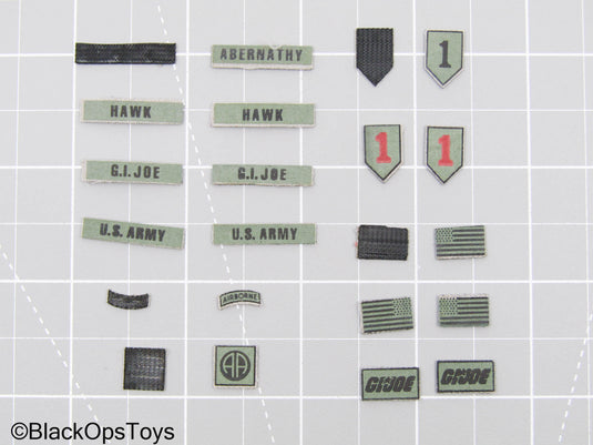 GI JOE - General Hawk - Patch Set
