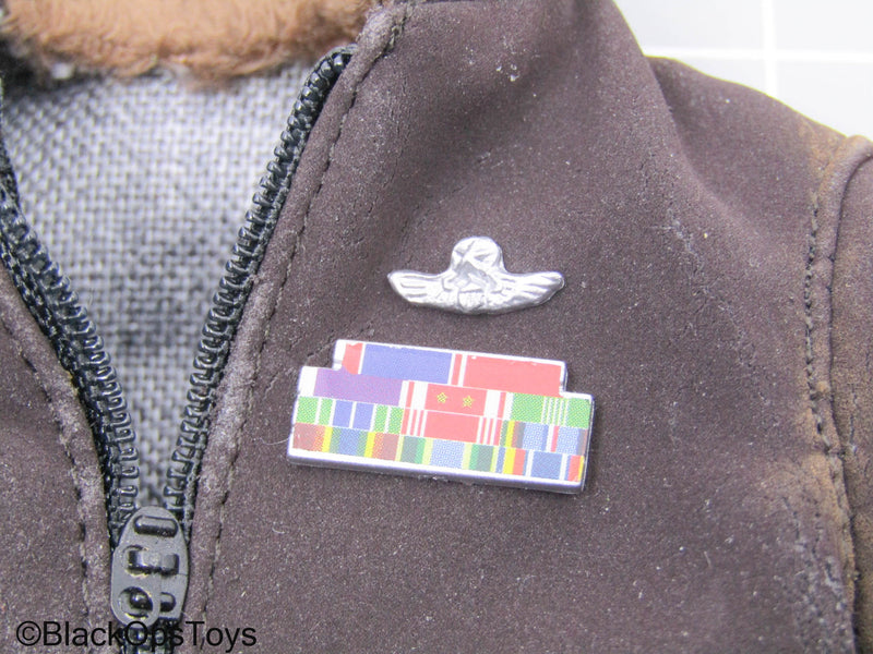 Load image into Gallery viewer, GI JOE - General Hawk - Brown Winter Coat w/Medals
