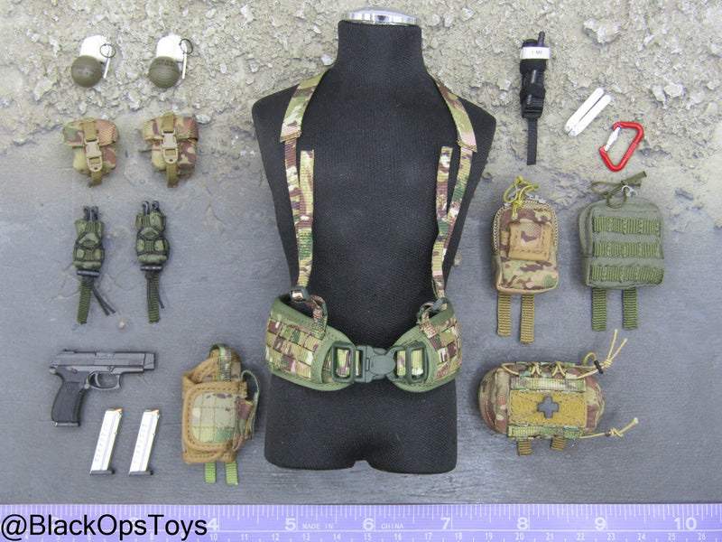 Load image into Gallery viewer, Russian Senior Rifleman - Multicam Battle Belt Harness Set
