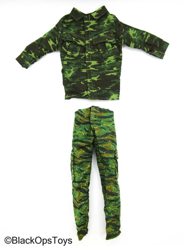 Vietnam - Woodland Camo Combat Shirt w/Tiger Stripe Combat Pants