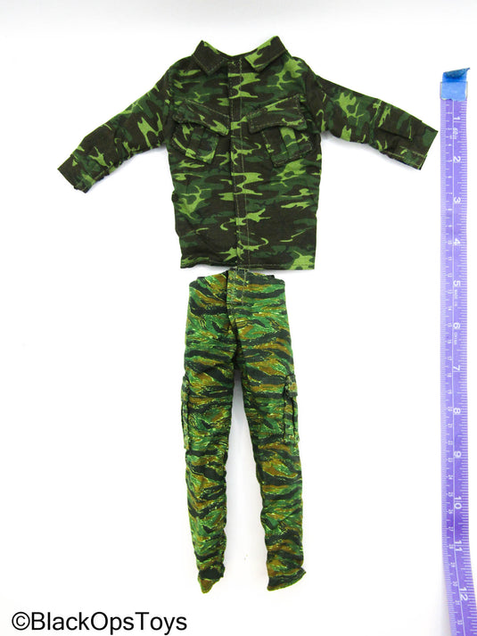 Vietnam - Woodland Camo Combat Shirt w/Tiger Stripe Combat Pants