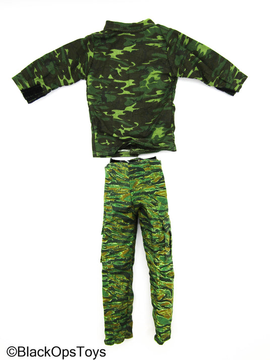 Vietnam - Woodland Camo Combat Shirt w/Tiger Stripe Combat Pants