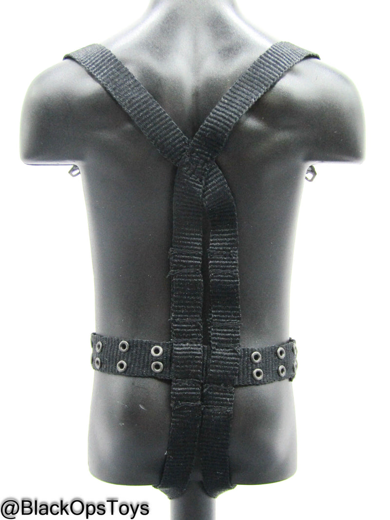 Load image into Gallery viewer, GI JOE - Cobra Viper - Black Y-Harness &amp; Belt
