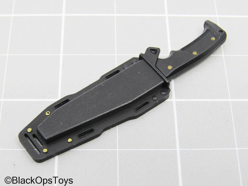 Load image into Gallery viewer, Black Knife w/Sheath (DAM Toys)
