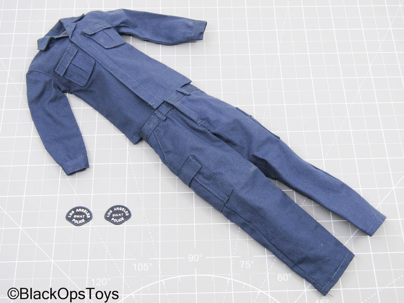 Load image into Gallery viewer, Speed - LAPD SWAT - Blue Tactical Uniform w/Patches
