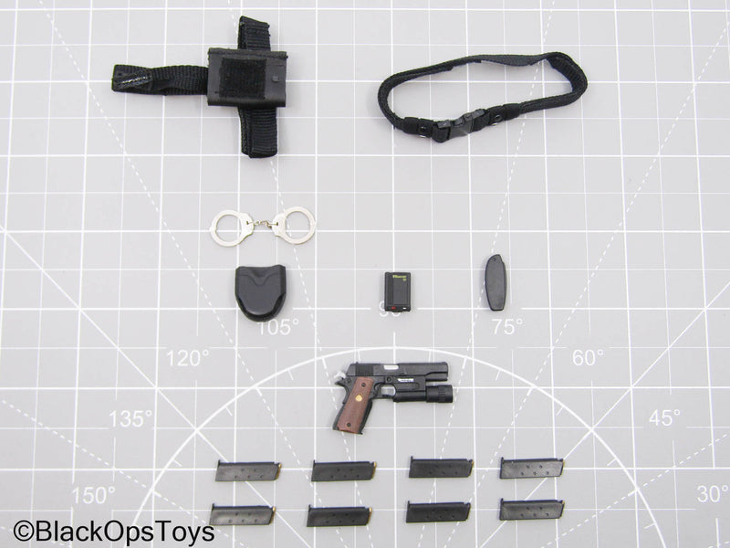 Load image into Gallery viewer, Speed - LAPD SWAT - 1911 Pistol w/Drop Leg Holster &amp; Gear Set
