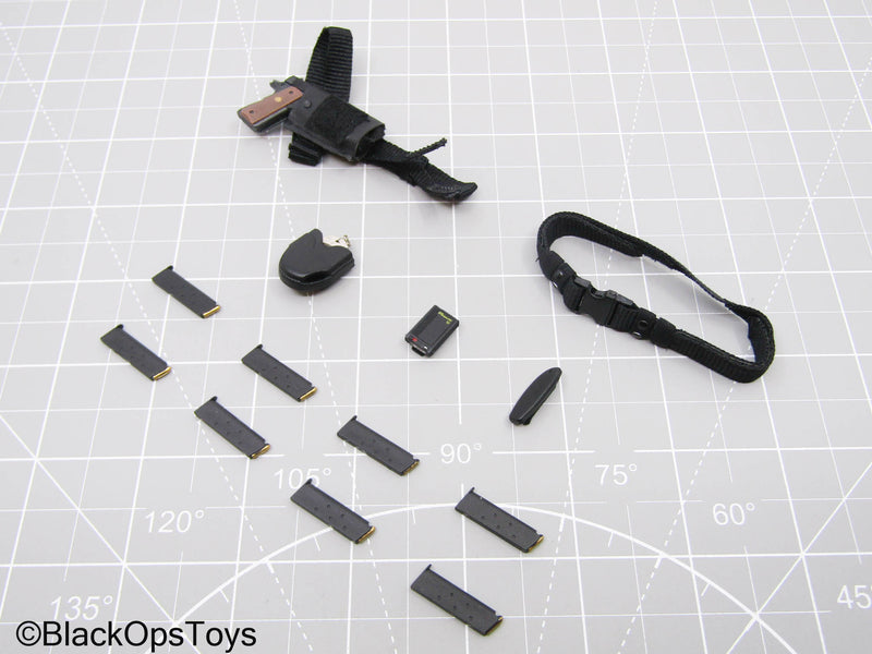 Load image into Gallery viewer, Speed - LAPD SWAT - 1911 Pistol w/Drop Leg Holster &amp; Gear Set
