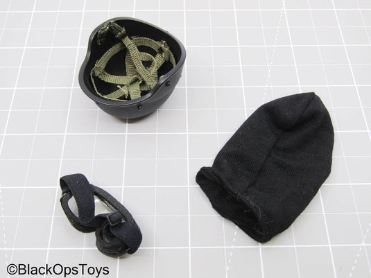 Speed - LAPD SWAT - Black Helmet, Balaclava, & Goggles