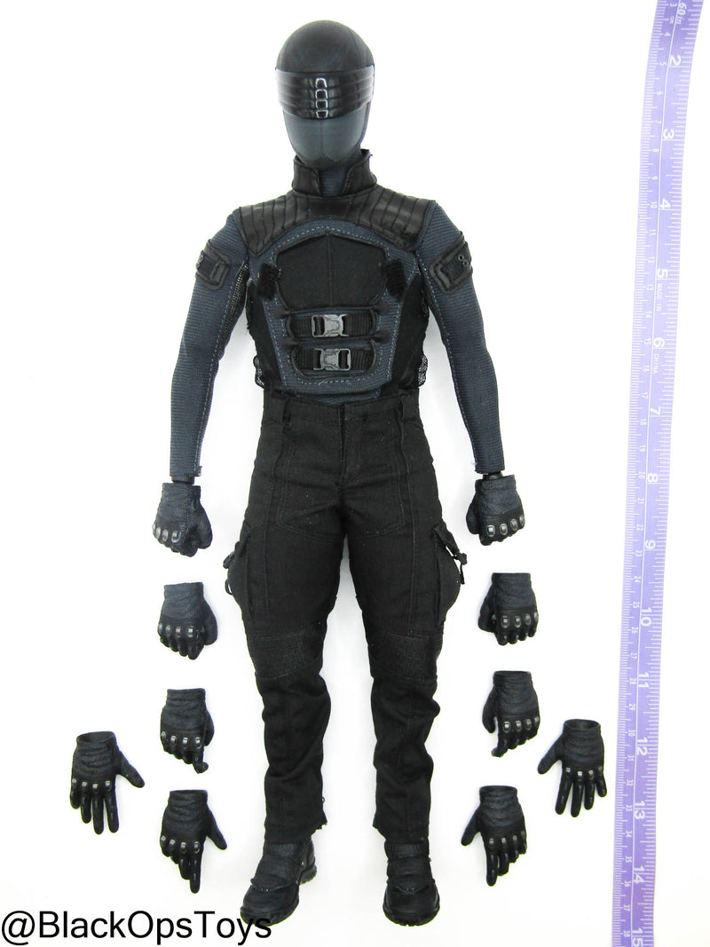 Load image into Gallery viewer, GI JOE - Snake Eyes - Dressed Base Body w/Headsculpt
