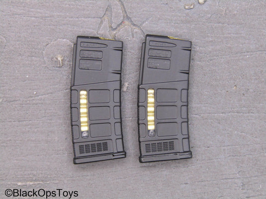 Black 5.56 Magazines (x2)