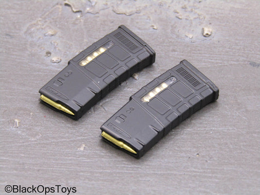 Black 5.56 Magazines (x2)