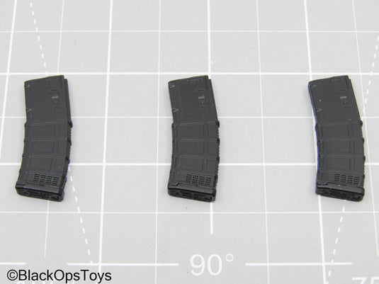Black 5.56mm Magazines (x3) (Easy & Simple)