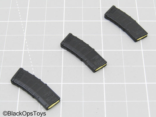 Black 5.56mm Magazines (x3) (Easy & Simple)