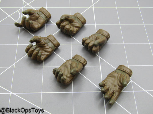 GI JOE - Flint - Tan Gloved Hand Set (x6)