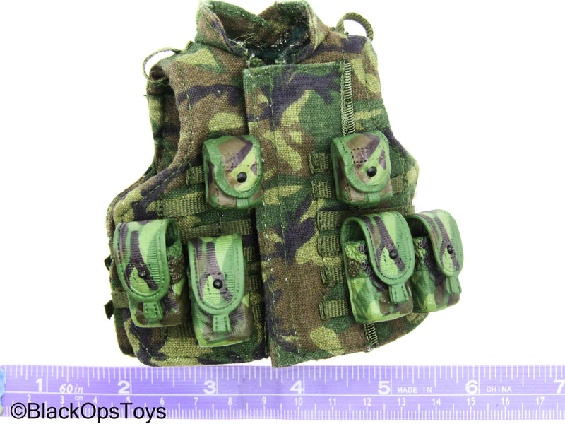 Load image into Gallery viewer, US Rangers - Woodland Camo Combat Vest w/Pouches
