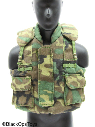 US Rangers - Woodland Camo Flak Jacket Vest