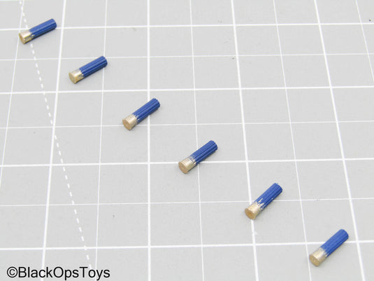 Blue Shotgun Shells (x6)