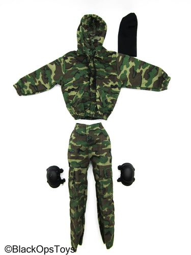 US Rangers - Woodland Camo Combat Uniform Set w/Balaclava