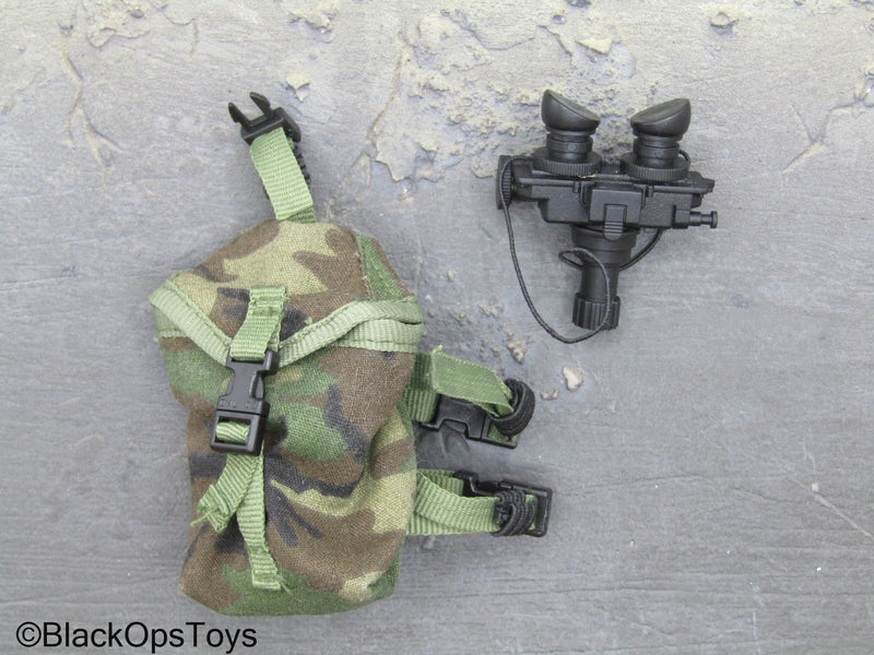 Load image into Gallery viewer, US Rangers - NVG w/Woodland Drop Leg Pouch

