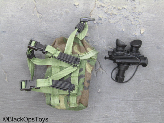 US Rangers - NVG w/Woodland Drop Leg Pouch