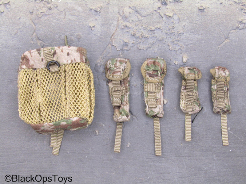 Load image into Gallery viewer, HK SDU Diver Assault Group - Multicam MOLLE Pouch Set
