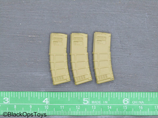 USMC - Tan 5.56 Magazines (x3)