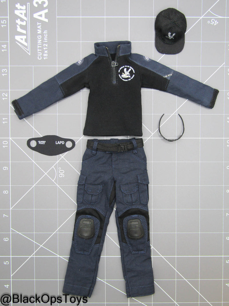 Load image into Gallery viewer, LAPD S.W.A.T. Ver B - Female Navy Blue Uniform Set w/Headwear
