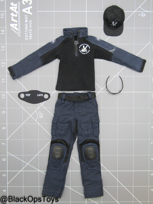 LAPD S.W.A.T. Ver B - Female Navy Blue Uniform Set w/Headwear