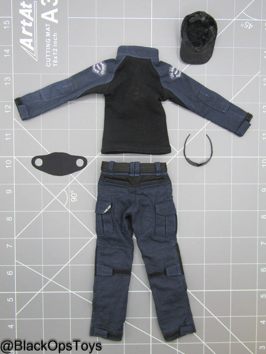 LAPD S.W.A.T. Ver B - Female Navy Blue Uniform Set w/Headwear