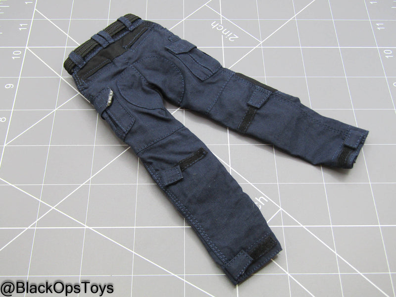 Load image into Gallery viewer, LAPD S.W.A.T. Ver B - Female Navy Blue Combat Pants w/Belt
