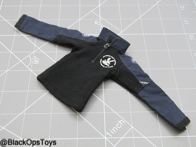 Load image into Gallery viewer, LAPD S.W.A.T. Ver B - Female Navy Blue Combat Shirt
