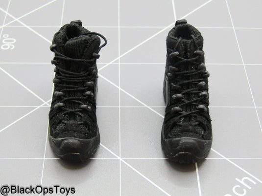 LAPD S.W.A.T. Ver B - Female Black Combat Shoes (Peg Type)