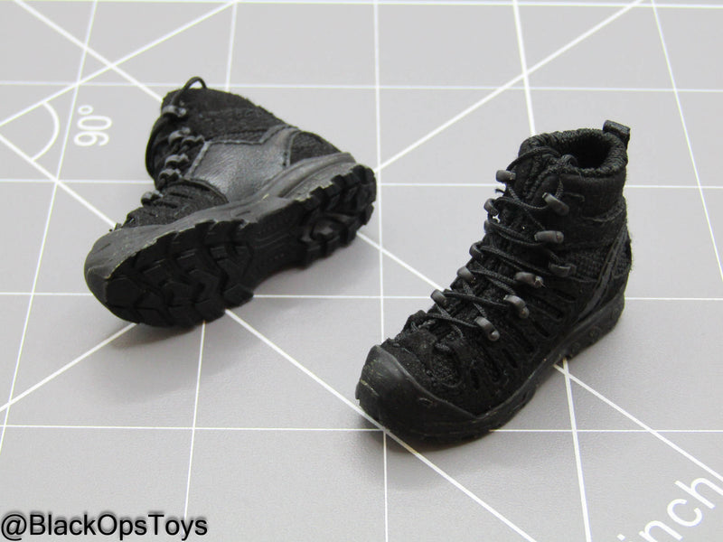 Load image into Gallery viewer, LAPD S.W.A.T. Ver B - Female Black Combat Shoes (Peg Type)

