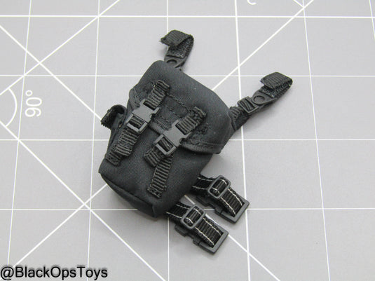LAPD S.W.A.T. Ver B - Black Drop Leg Gas Mask Pouch