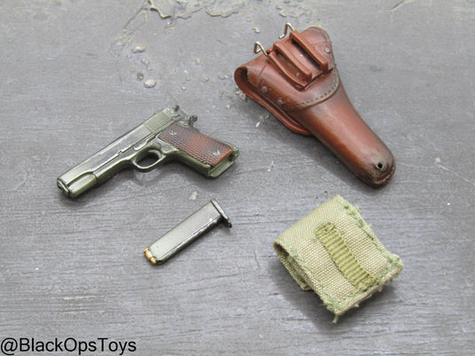 1911 Pistol w/Holster & Mag Pouch