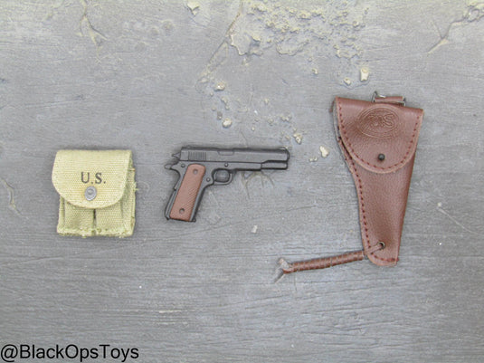 1911 Pistol w/Holster & Mag Pouch