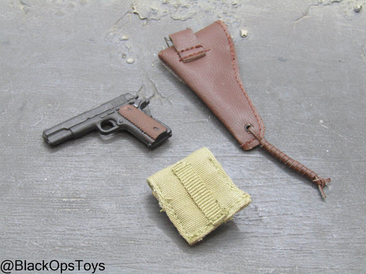 1911 Pistol w/Holster & Mag Pouch
