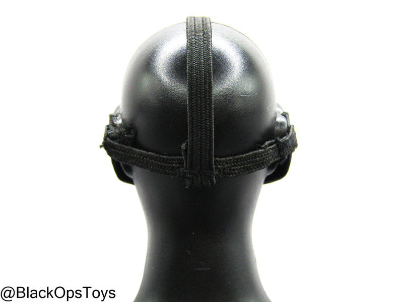 Load image into Gallery viewer, Black Gas Mask w/Red Lenses
