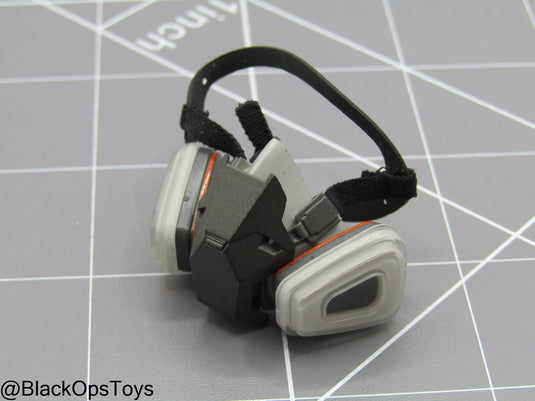 Grey & White Respirator Mask