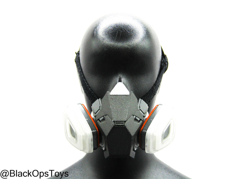 Load image into Gallery viewer, Grey &amp; White Respirator Mask
