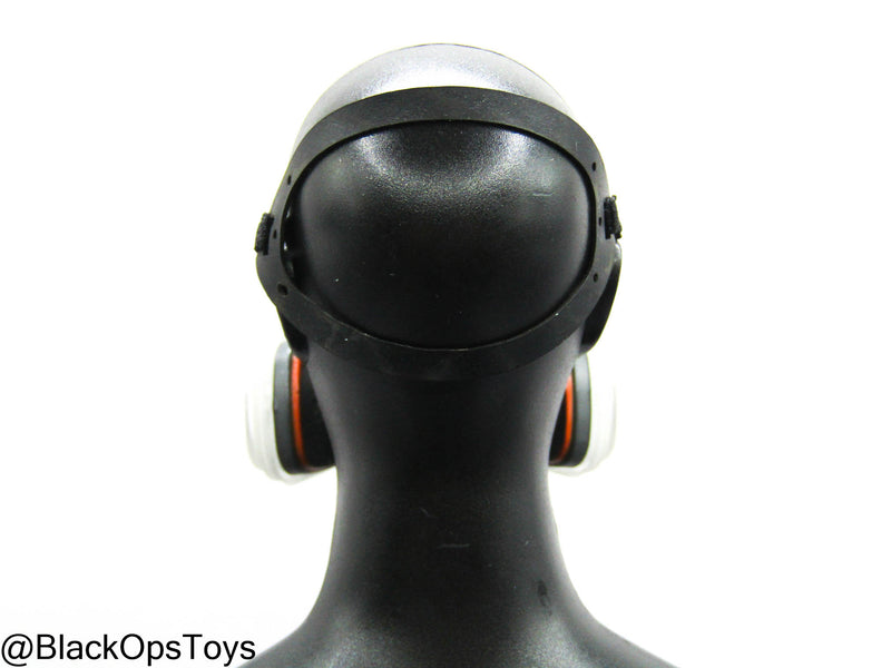 Load image into Gallery viewer, Grey &amp; White Respirator Mask
