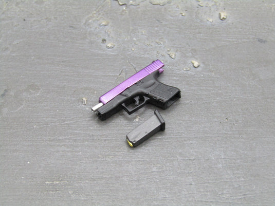 Gangsters Kingdom Vera - Purple 9mm Pistol w/Holster (Right Handed)