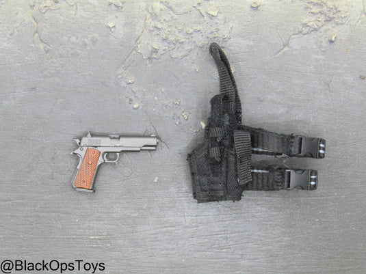 1911 Pistol w/Drop Leg Holster