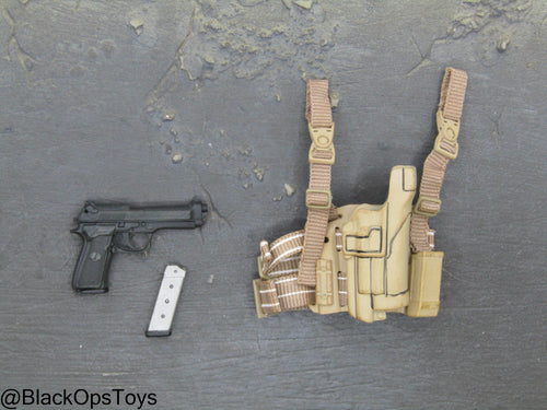 M9 Pistol w/Drop Leg Holster