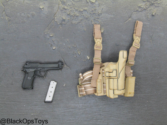 M9 Pistol w/Drop Leg Holster