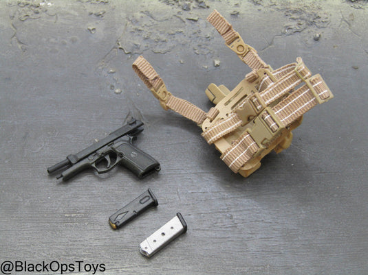 M9 Pistol w/Drop Leg Holster