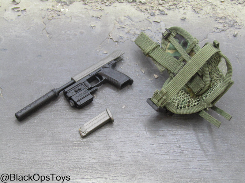 Load image into Gallery viewer, HK USP SOCOM Pistol w/Drop Leg Holster
