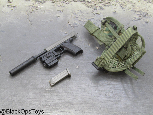 HK USP SOCOM Pistol w/Drop Leg Holster